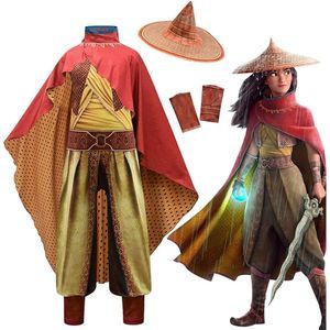Cosplay Costume Outfit Pretend Play Dress Up Clothes with Cloak 8-12 yrs